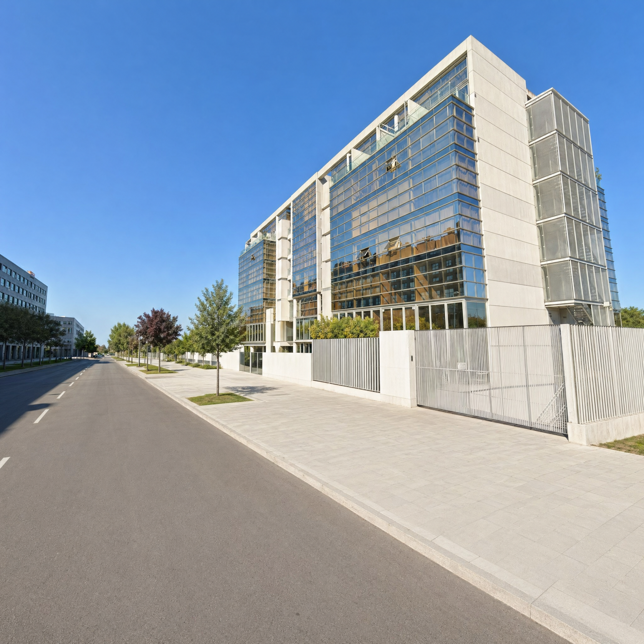 Cleaned Building View 2 del edificio existente en Calle Arquimedes 18, Leganes